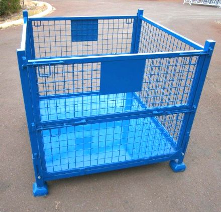 Collapsible Steel Storage Cage Single
